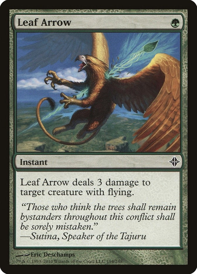 Image for Leaf Arrow (194) [Rise of the Eldrazi]