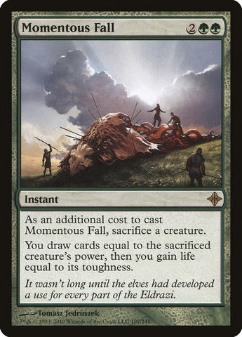 Image for Momentous Fall (197) [Rise of the Eldrazi]