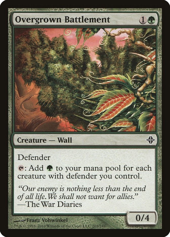Image for Overgrown Battlement (203) [Rise of the Eldrazi]