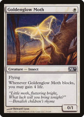 Image for Goldenglow Moth (15) [Magic 2011 (M11)]