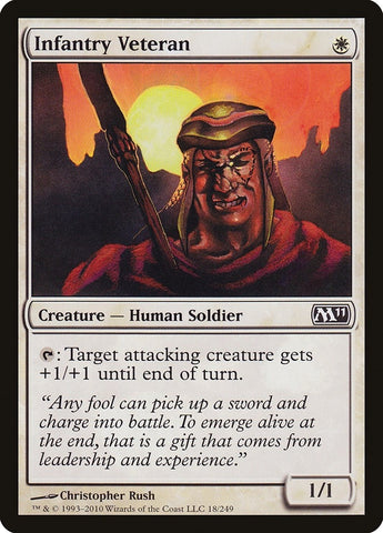 Image for Infantry Veteran (18) [Magic 2011 (M11)]