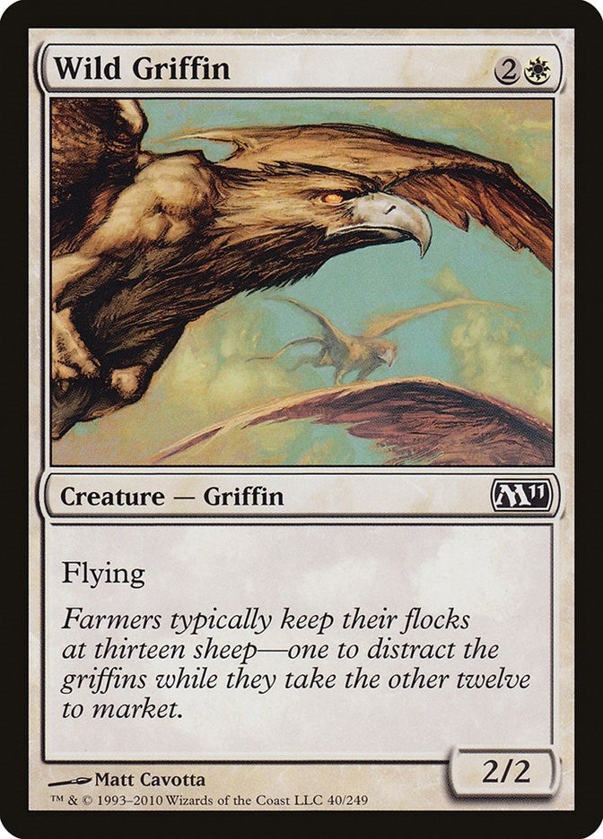 Image for Wild Griffin (40) [Magic 2011 (M11)]