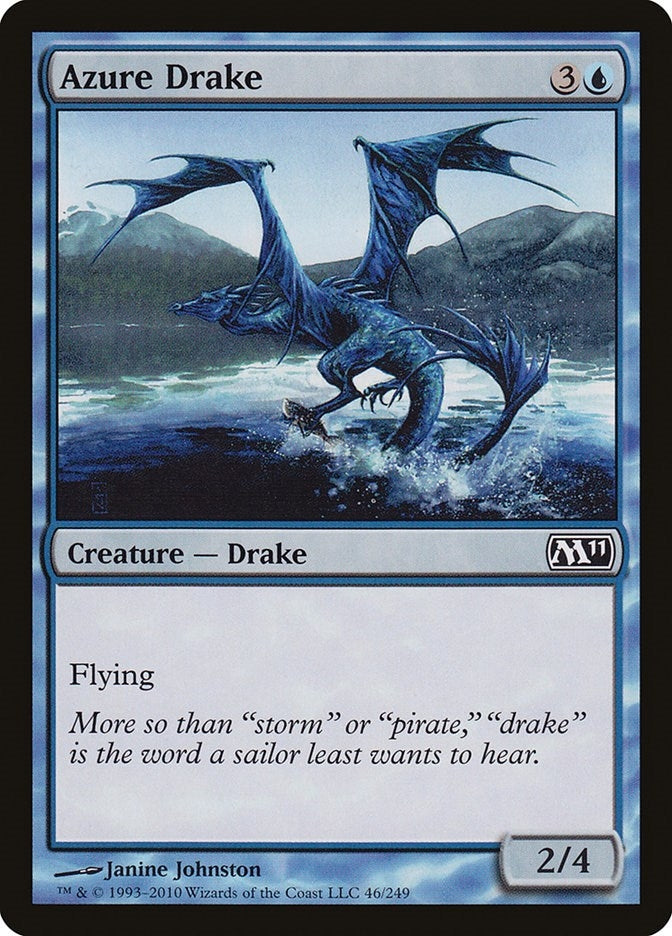 Image for Azure Drake (46) [Magic 2011 (M11)]