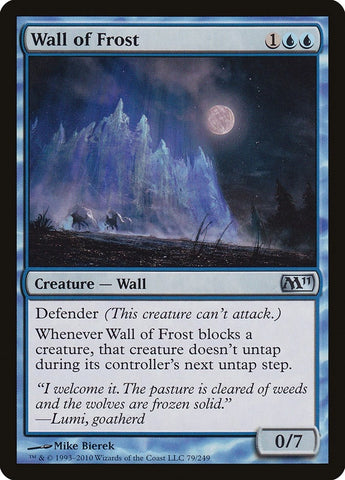 Image for Wall of Frost (79) [Magic 2011 (M11)]