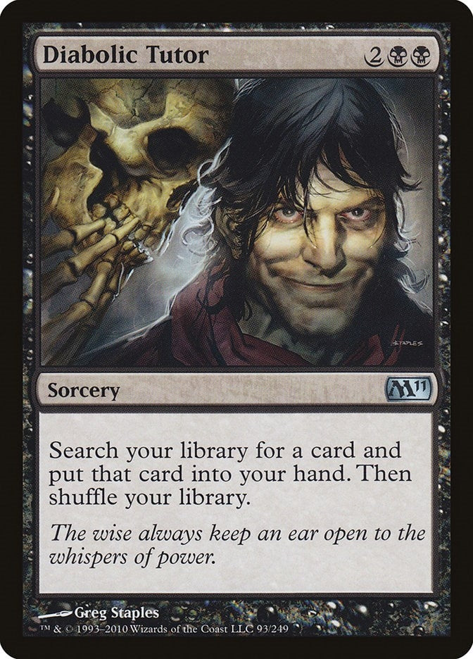 Image for Diabolic Tutor (93) [Magic 2011 (M11)]
