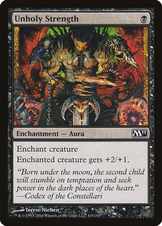 Image for Unholy Strength (119) [Magic 2011 (M11)]