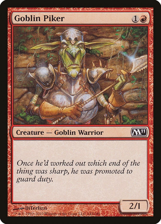 Image for Goblin Piker (142) [Magic 2011 (M11)]