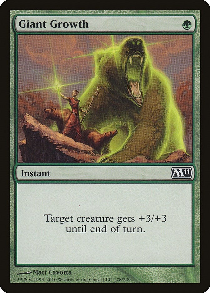 Image for Giant Growth (178) [Magic 2011 (M11)]
