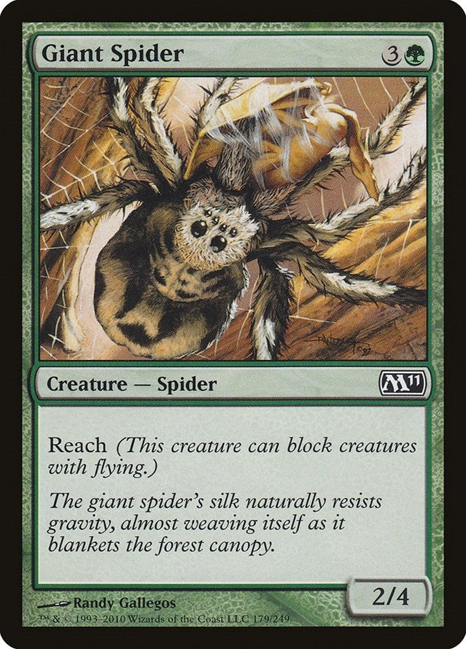 Image for Giant Spider (179) [Magic 2011 (M11)]