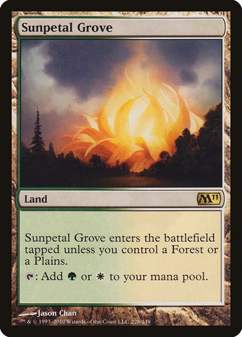 Image for Sunpetal Grove (228) [Magic 2011 (M11)]
