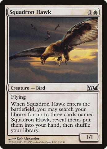 Image for Squadron Hawk (33) [Magic 2011 (M11)]