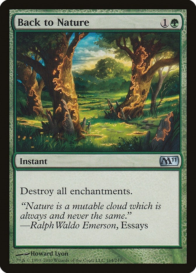 Image for Back to Nature (164) [Magic 2011 (M11)]