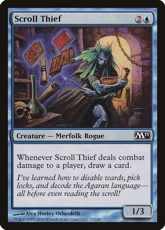 Image for Scroll Thief (72) [Magic 2011 (M11)]