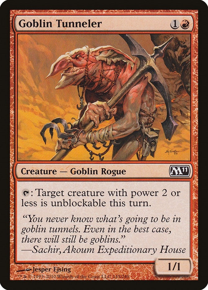 Image for Goblin Tunneler (143) [Magic 2011 (M11)]