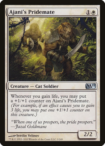 Image for Ajani's Pridemate (3) [Magic 2011 (M11)]