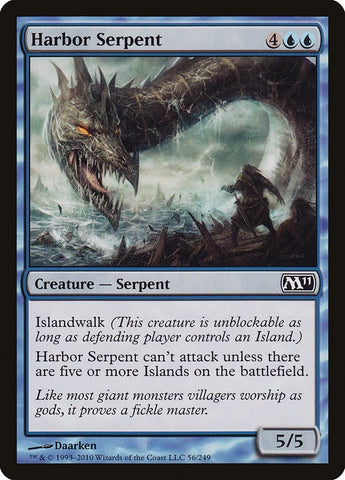 Image for Harbor Serpent (56) [Magic 2011 (M11)]