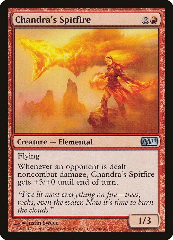 Image for Chandra's Spitfire (129) [Magic 2011 (M11)]
