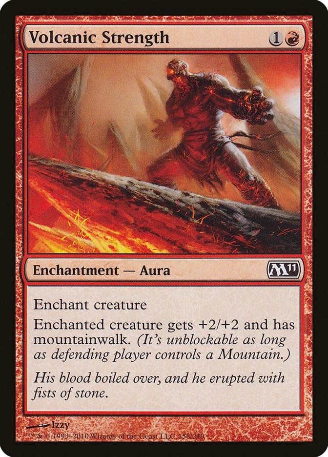Image for Volcanic Strength (158) [Magic 2011 (M11)]