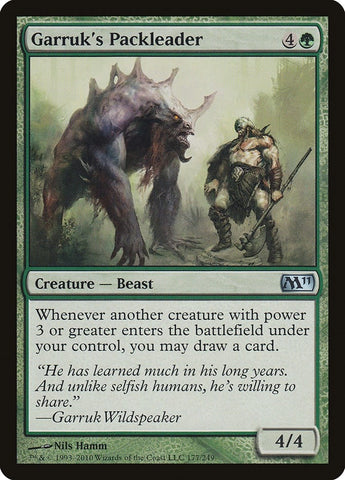 Image for Garruk's Packleader (177) [Magic 2011 (M11)]