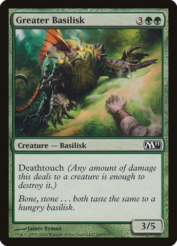 Image for Greater Basilisk (180) [Magic 2011 (M11)]