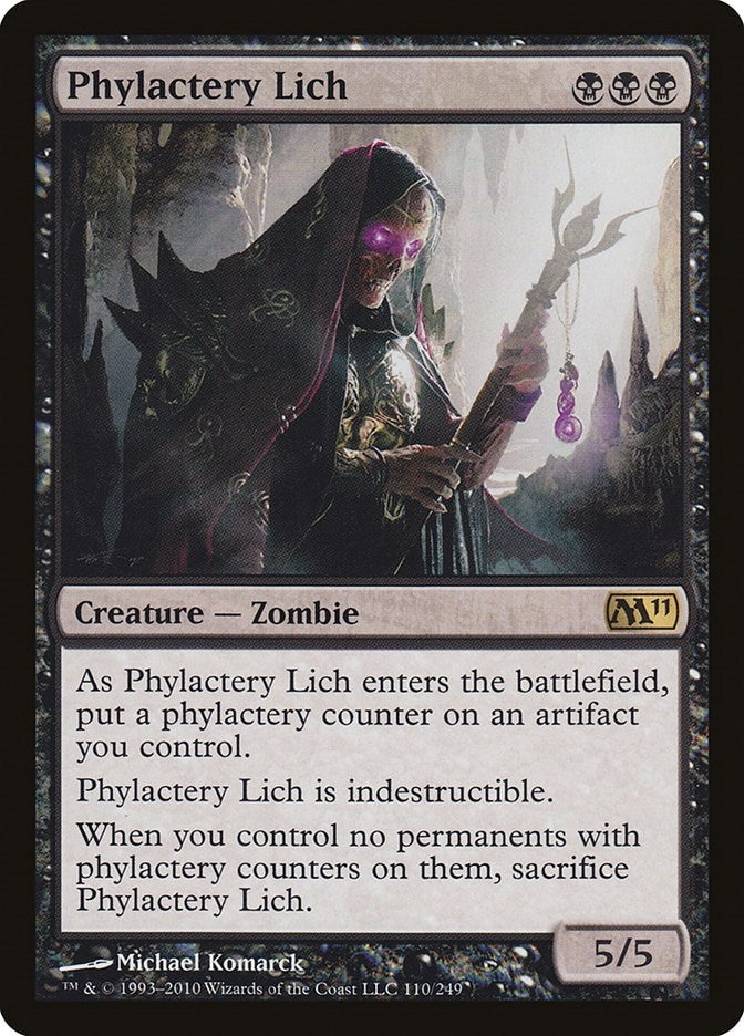 Image for Phylactery Lich (110) [Magic 2011 (M11)]