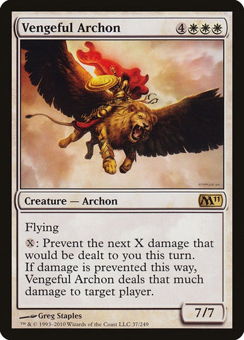 Image for Vengeful Archon (37) [Magic 2011 (M11)]