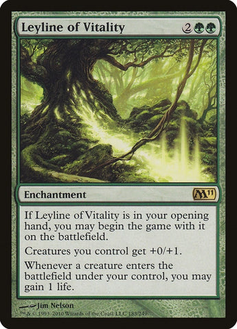 Image for Leyline of Vitality (183) [Magic 2011 (M11)]