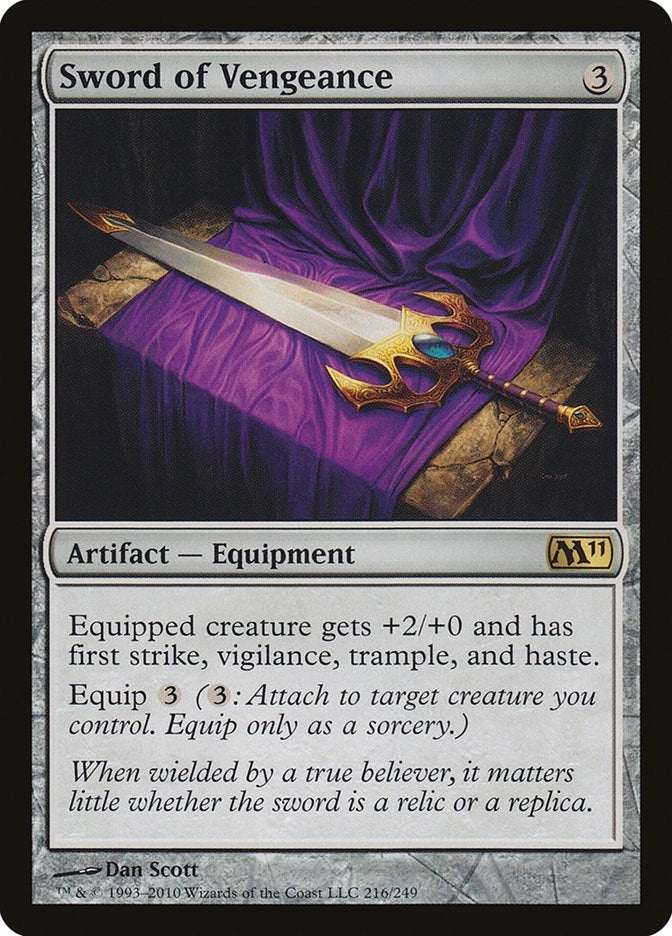 Image for Sword of Vengeance (216) [Magic 2011 (M11)]