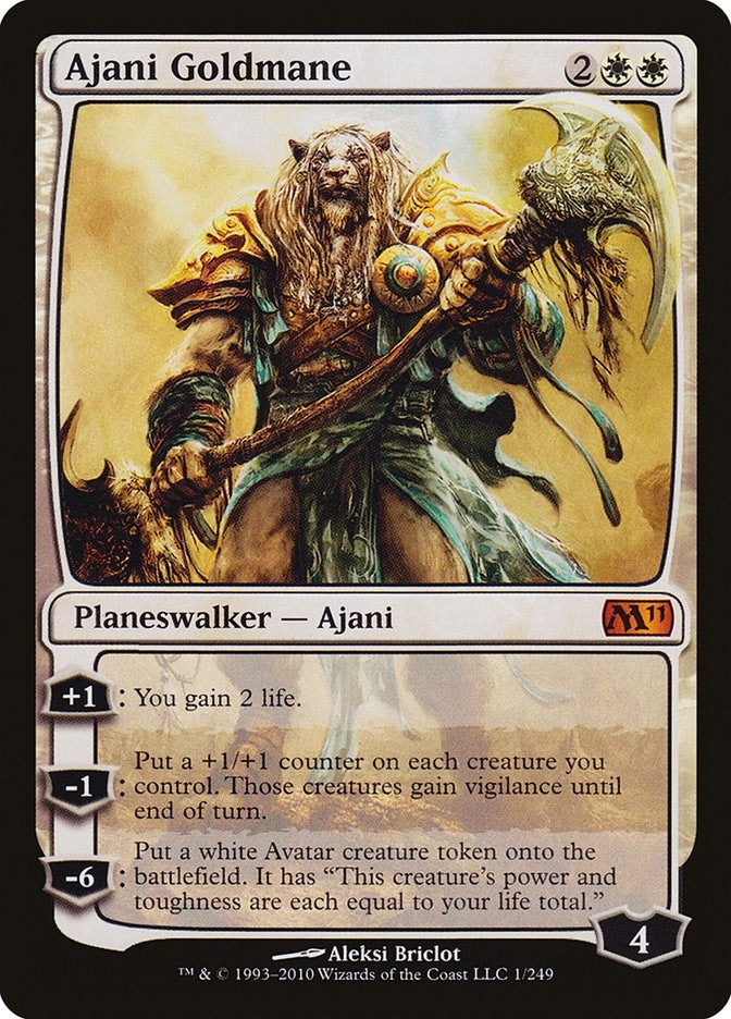 Image for Ajani Goldmane (1) [Magic 2011 (M11)]