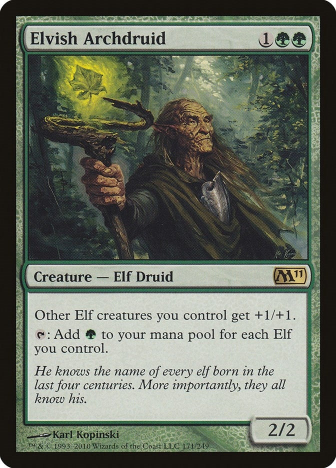 Image for Elvish Archdruid (171) [Magic 2011 (M11)]