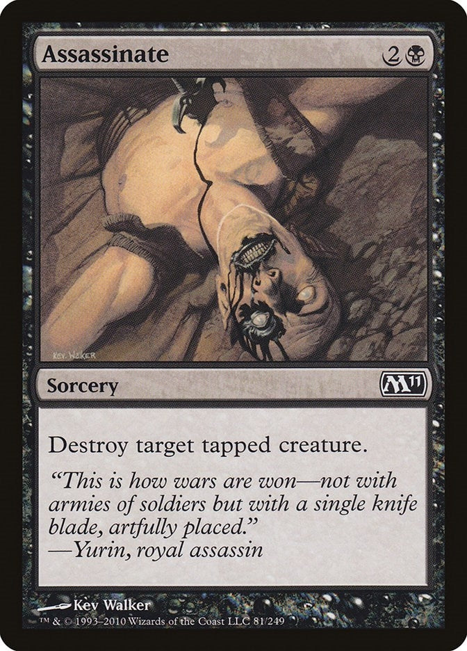 Image for Assassinate (81) [Magic 2011 (M11)]