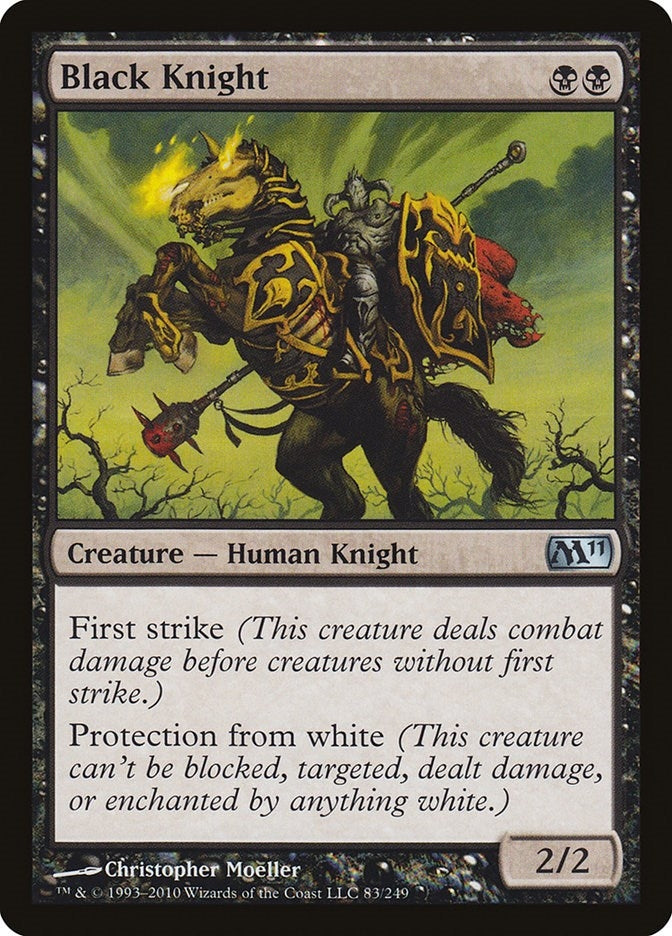 Image for Black Knight (83) [Magic 2011 (M11)]