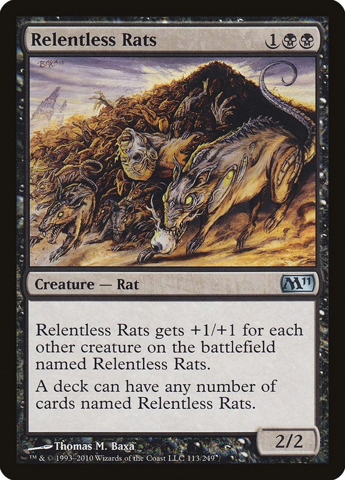 Image for Relentless Rats (113) [Magic 2011 (M11)]