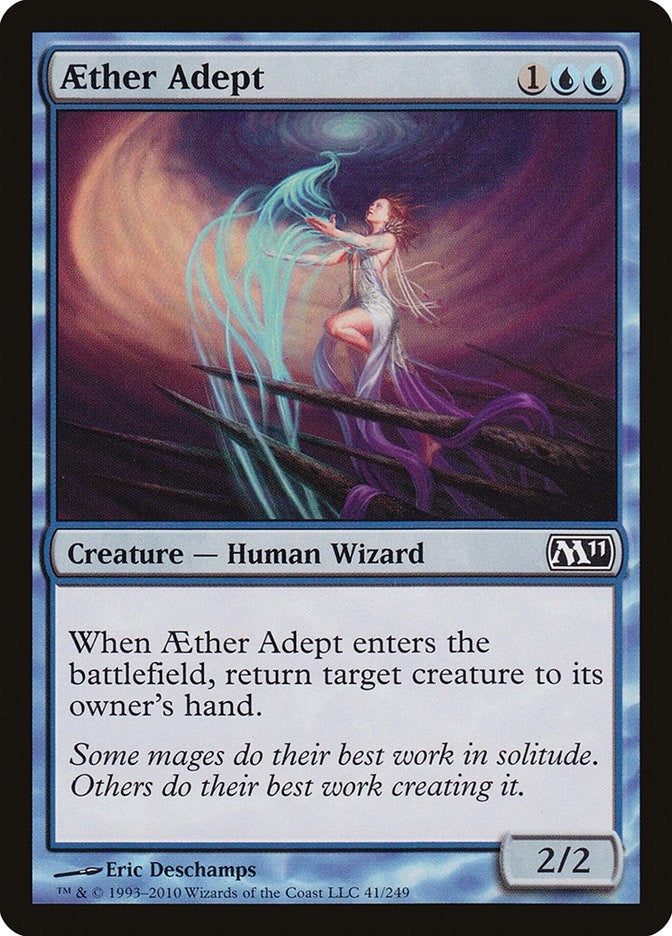 Image for Aether Adept (41) [Magic 2011 (M11)]