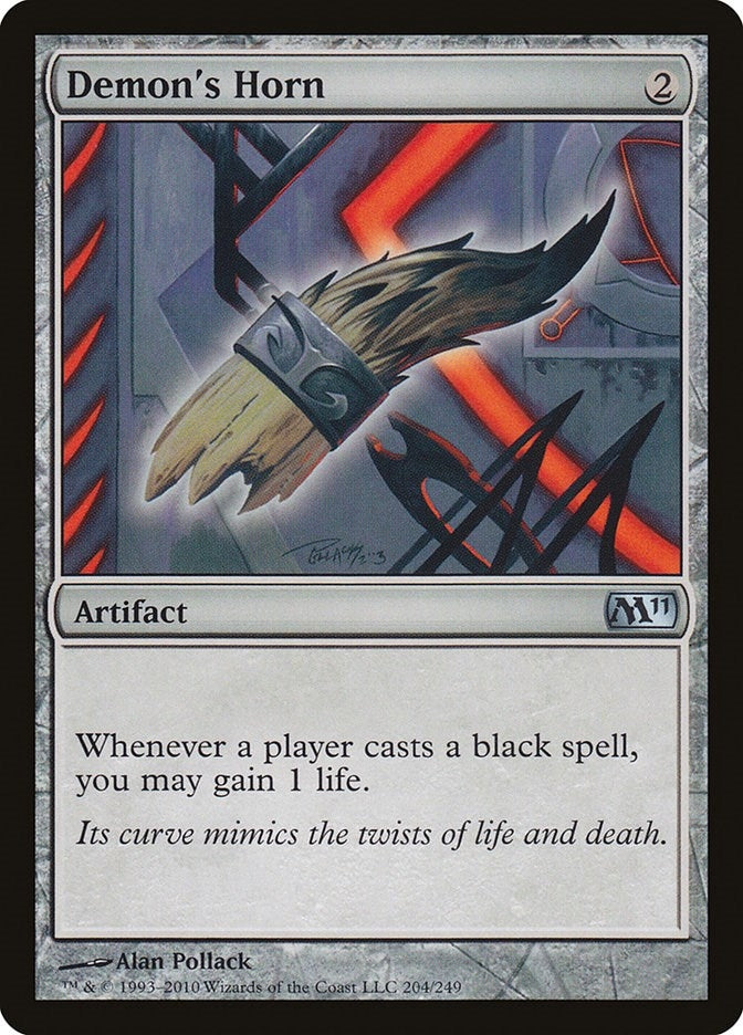 Image for Demon's Horn (204) [Magic 2011 (M11)]