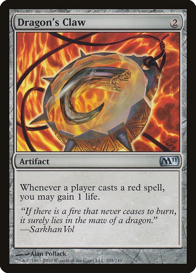 Image for Dragon's Claw (205) [Magic 2011 (M11)]