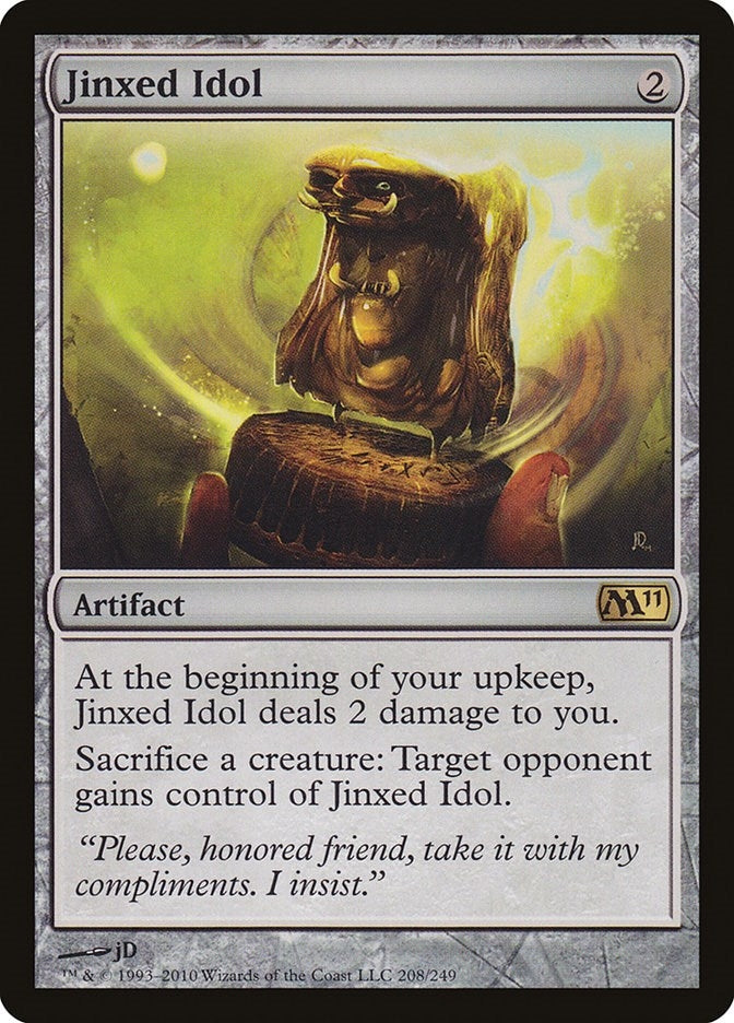 Image for Jinxed Idol (208) [Magic 2011 (M11)]