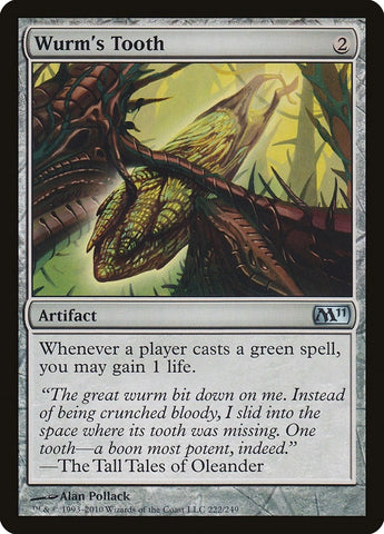 Image for Wurm's Tooth (222) [Magic 2011 (M11)]
