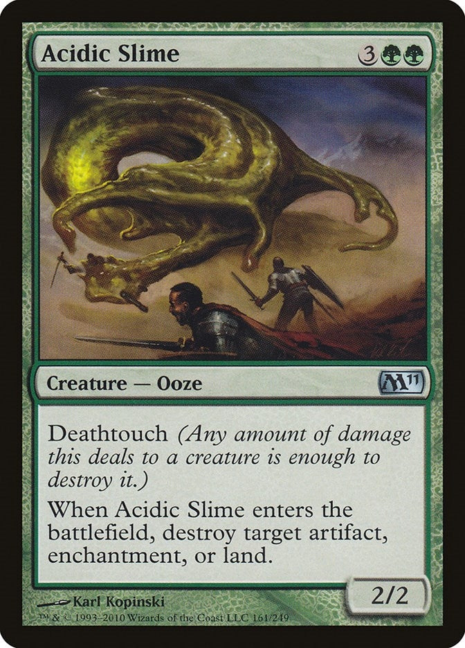 Image for Acidic Slime (161) [Magic 2011 (M11)]