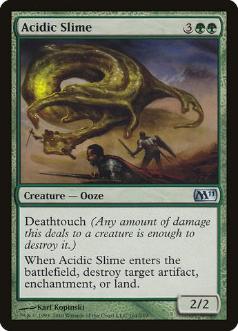 Image for Acidic Slime (161) [Magic 2011 (M11)]