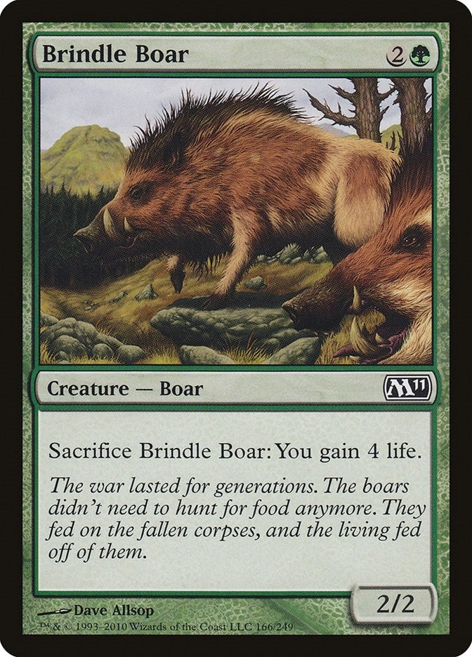 Image for Brindle Boar (166) [Magic 2011 (M11)]