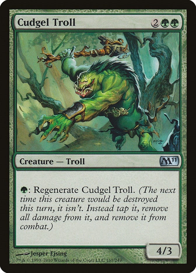 Image for Cudgel Troll (167) [Magic 2011 (M11)]
