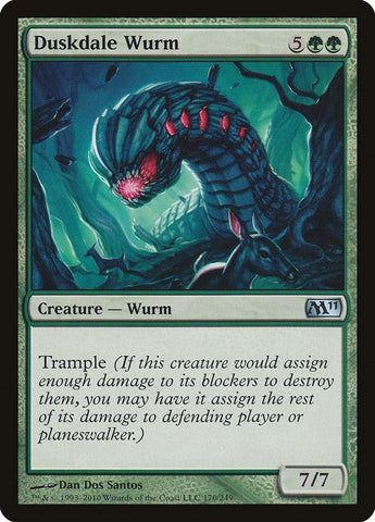 Image for Duskdale Wurm (170) [Magic 2011 (M11)]