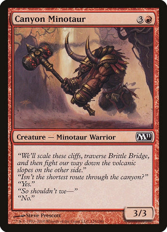 Image for Canyon Minotaur (126) [Magic 2011 (M11)]