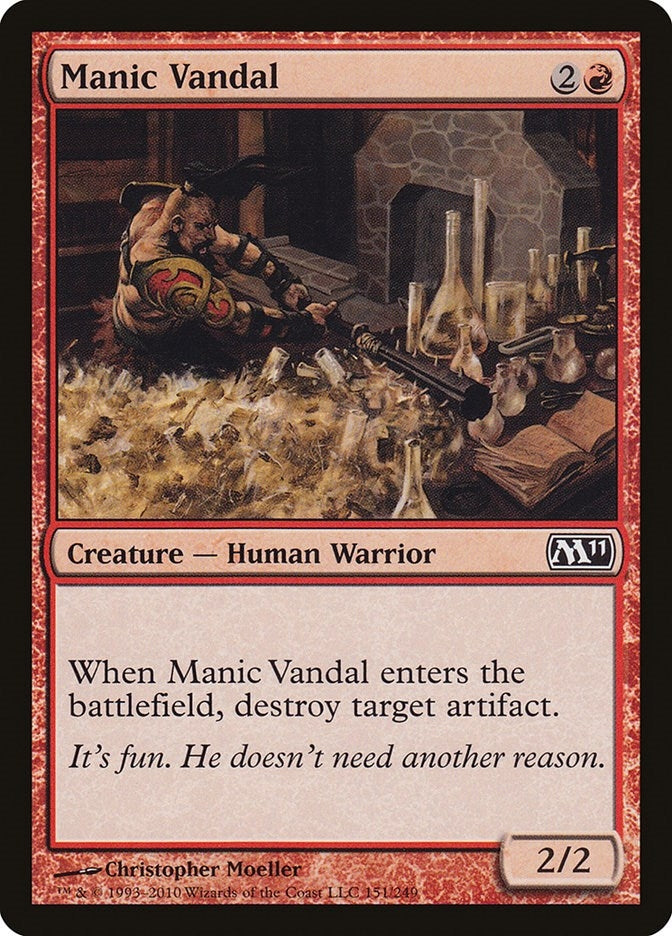 Image for Manic Vandal (151) [Magic 2011 (M11)]