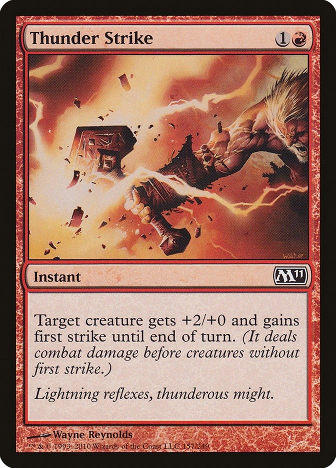Image for Thunder Strike (157) [Magic 2011 (M11)]