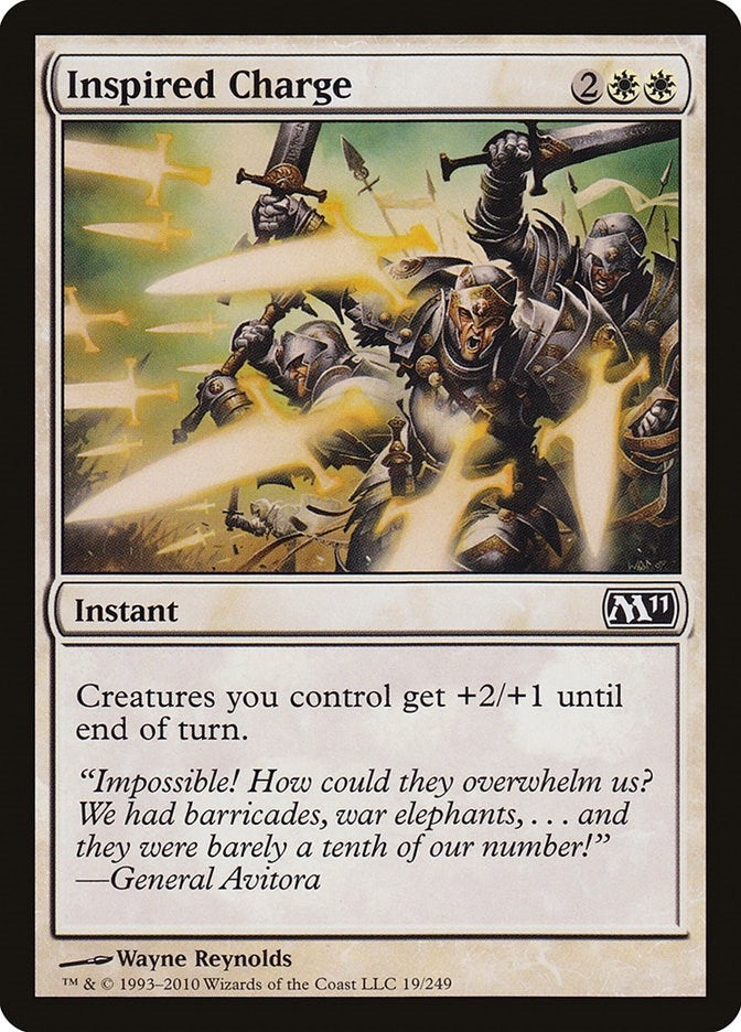 Image for Inspired Charge (19) [Magic 2011 (M11)]