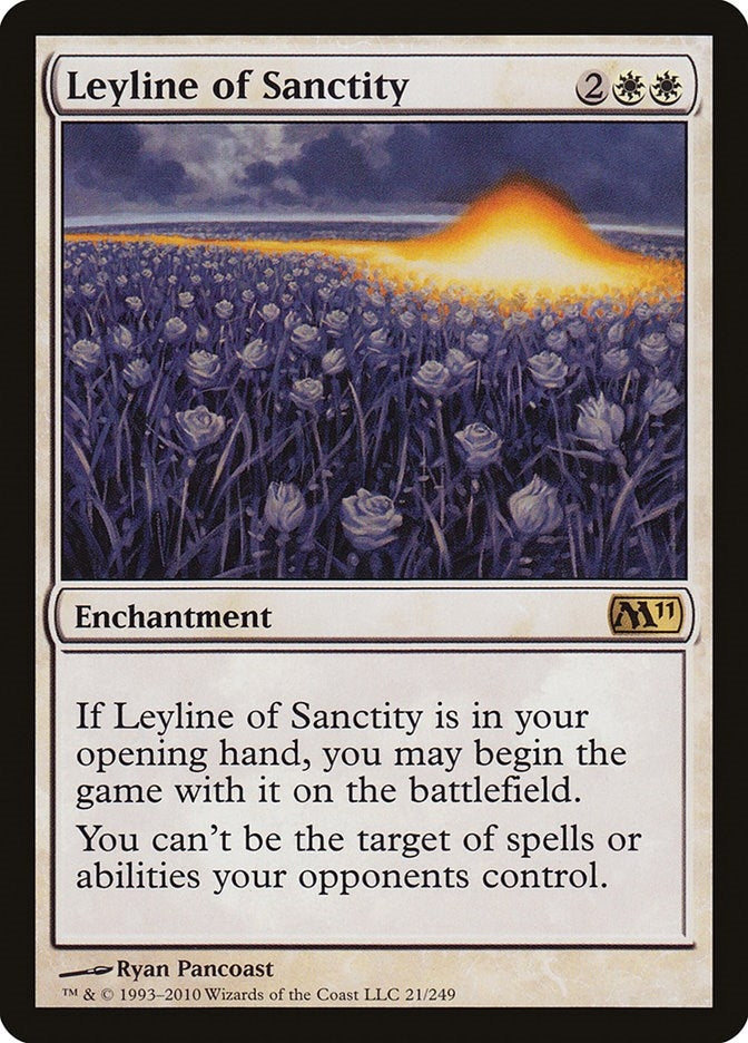 Image for Leyline of Sanctity (21) [Magic 2011 (M11)]