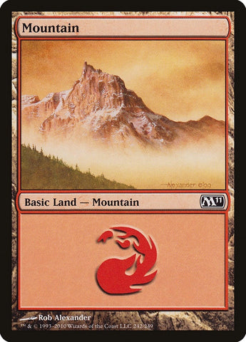 Image for Mountain (242) (242) [Magic 2011 (M11)]