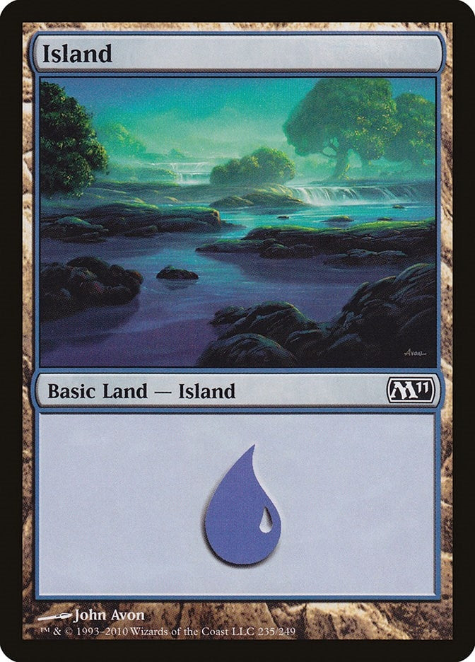Image for Island (235) (235) [Magic 2011 (M11)]